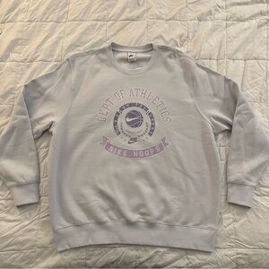 Nike Dept. of Athletics Fleece Crewneck | Light Purple | Men’s 2XL - NEW